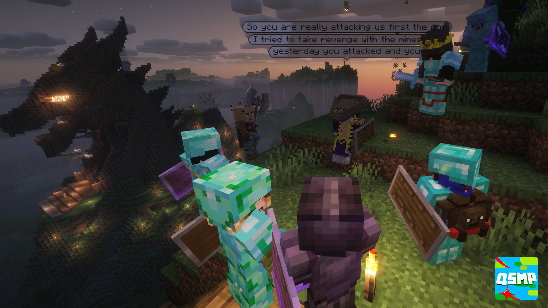 QSMP Day 100 battle